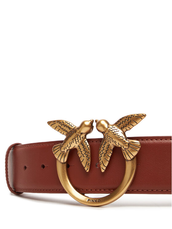 PINKO Opasok PINKO Love Berry H4 Belt AI 25-26 PLT01 100120 A0F1 Hnedá