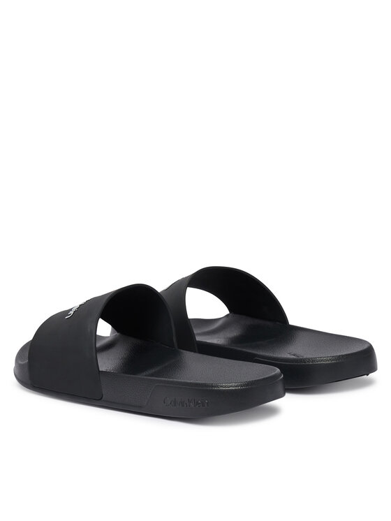 Calvin Klein Šľapky Calvin Klein Ess Slide Monobrand Cv HM0HM02107 Čierna