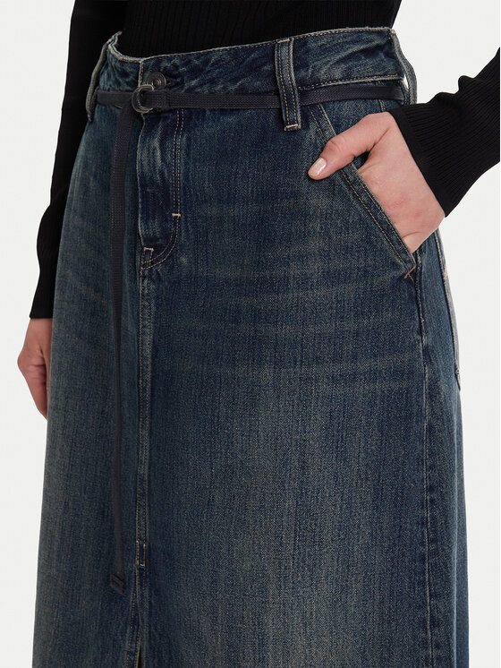 G-STAR G-Star Raw Джинсова спідниця D25979-D577 Cиній Baggy Fit