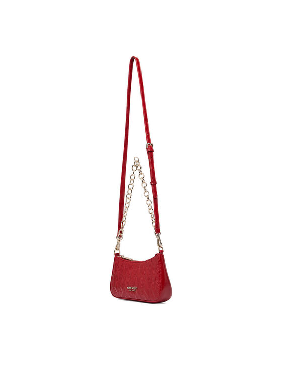 Nine West Ročna torba Nine West CEO-SILKEN GLOW-LA482-7888 Rdeča