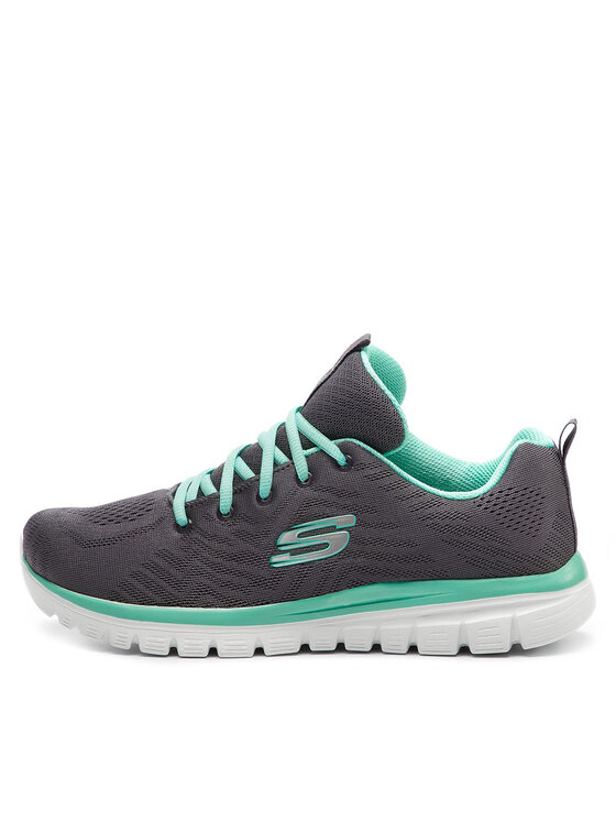 Skechers Sneakersy Skechers Get Connected 12615/CCGR Szary