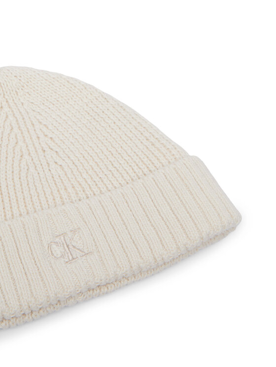 Calvin Klein Jeans Gorro y bufanda Calvin Klein Jeans Knitted Scarf Beanie Giftbox LVCKFJP00N Crema