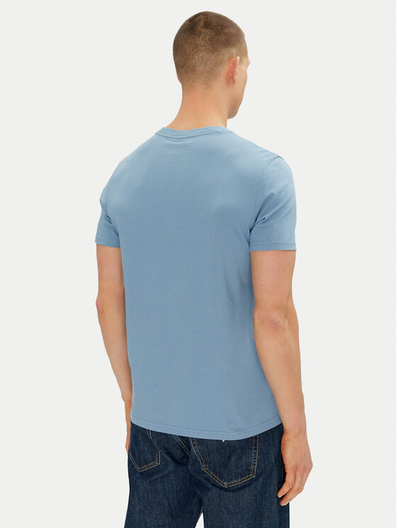 Moose Knuckles Moose Knuckles Marškinėliai Duluth M15MT759 Mėlyna Regular Fit
