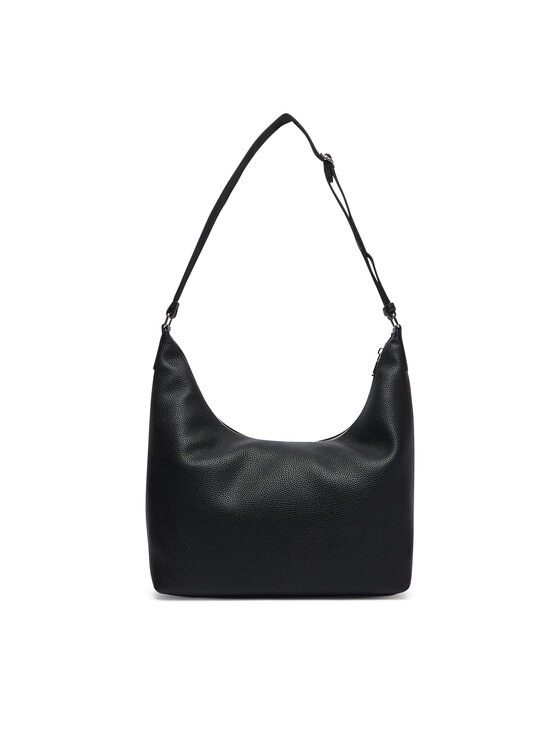 Calvin Klein Дамска чанта Calvin Klein Webbing Strap Md Shoulder Bag LV04F3891G Черен