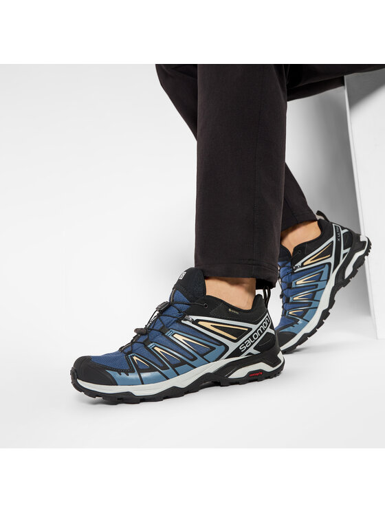 Salomon Sneakersy Salomon X Ultra 3 Gtx GORE-TEX 411685 27 W0 Granatowy