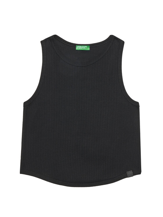 United Colors Of Benetton United Colors Of Benetton Топ 31H3CH01F Чорний Slim Fit