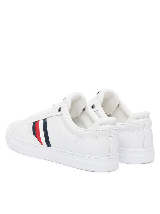 Tommy Hilfiger Sneakersy Tommy Hilfiger Icon Court Stripes FM0FM05628 Biały