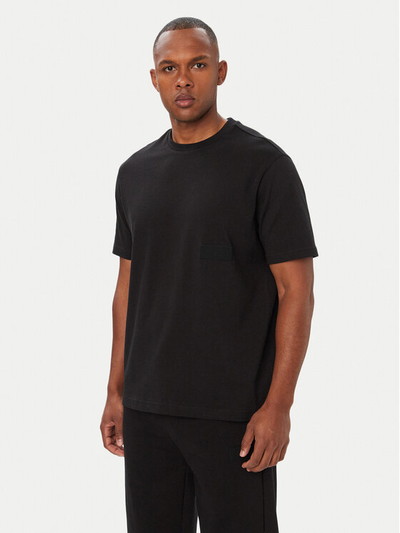 BOSS BOSS Camiseta Structure 50564097 Negro Relaxed Fit
