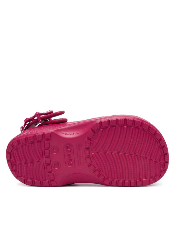 Crocs Klapki Crocs Classic Star Buckle Clog 213941 Różowy
