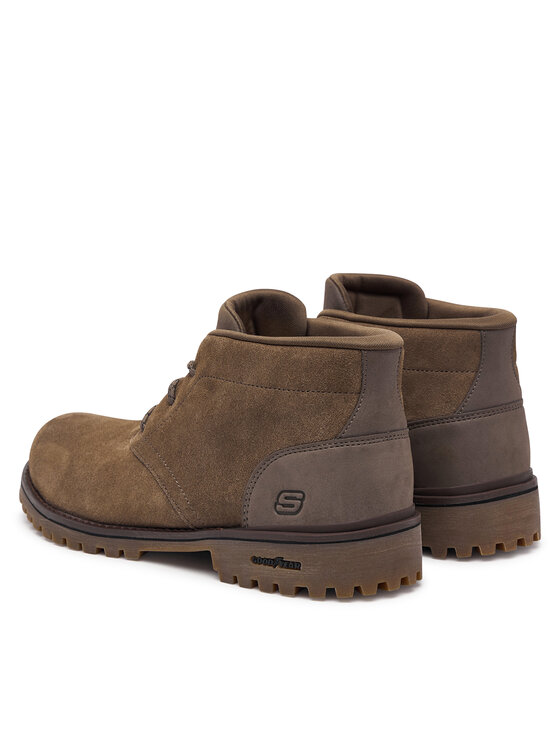 Skechers Schnürschuhe Skechers Quintero-Damien 205903/DKTP Braun