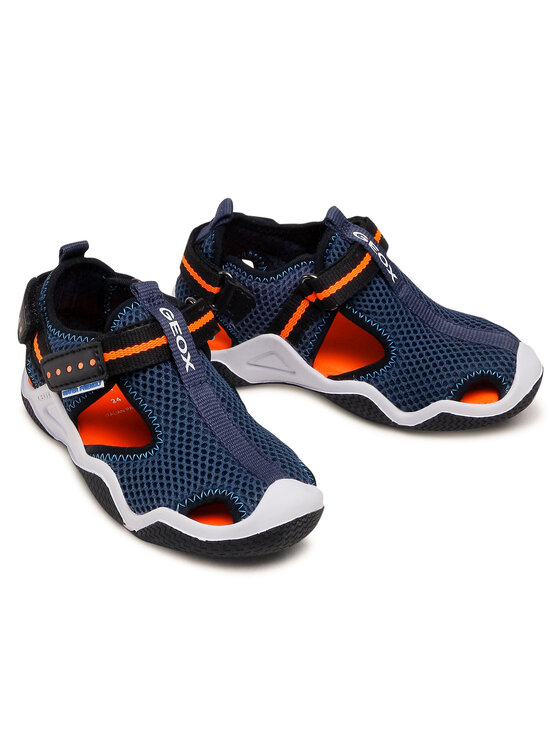 Geox Sandały Geox J Wader B. A J1530A 00014 C4074 M Granatowy