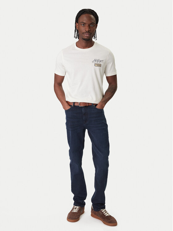 Tommy Hilfiger Tommy Hilfiger Camiseta Modern Ath Graphic MW0MW41471 Écru Regular Fit