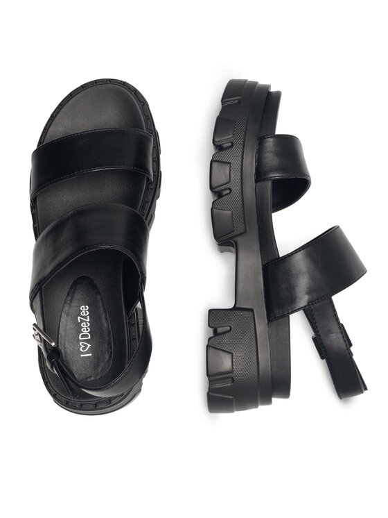 DeeZee Босоніжки DeeZee Future Nostalgia WS87666-3 Чорний