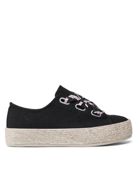 Jenny Fairy Espadrilles Jenny Fairy WSK1576-15 Fekete