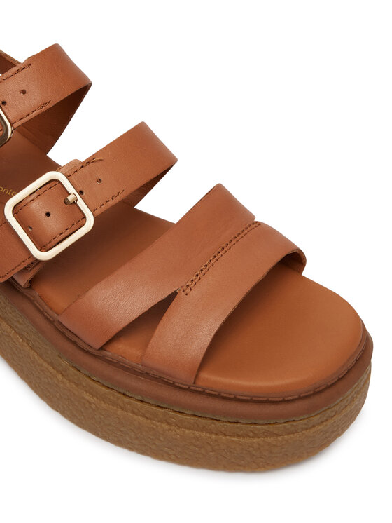 Clarks Босоніжки Clarks Evamar Strap 26185889 Коричневий