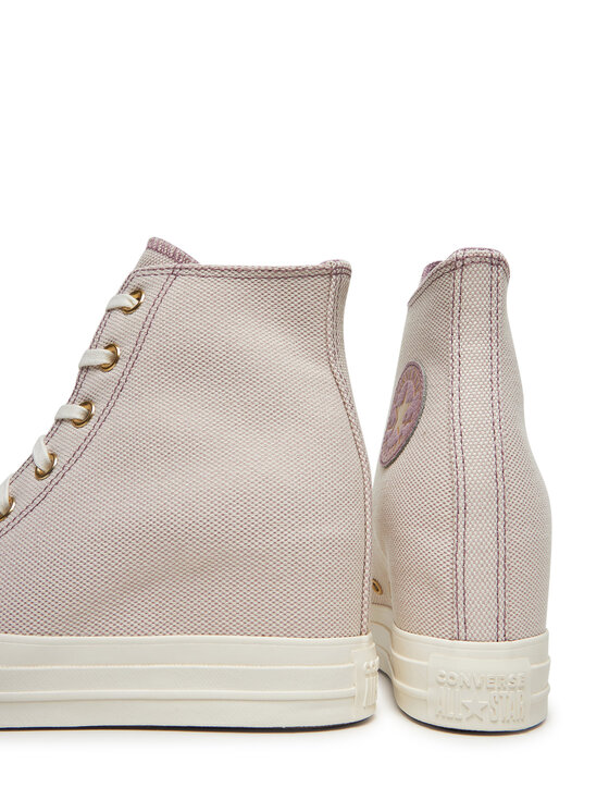 Converse Кеди Converse Chuck Taylor All Star Wedge Platform Gold A12763C Рожевий