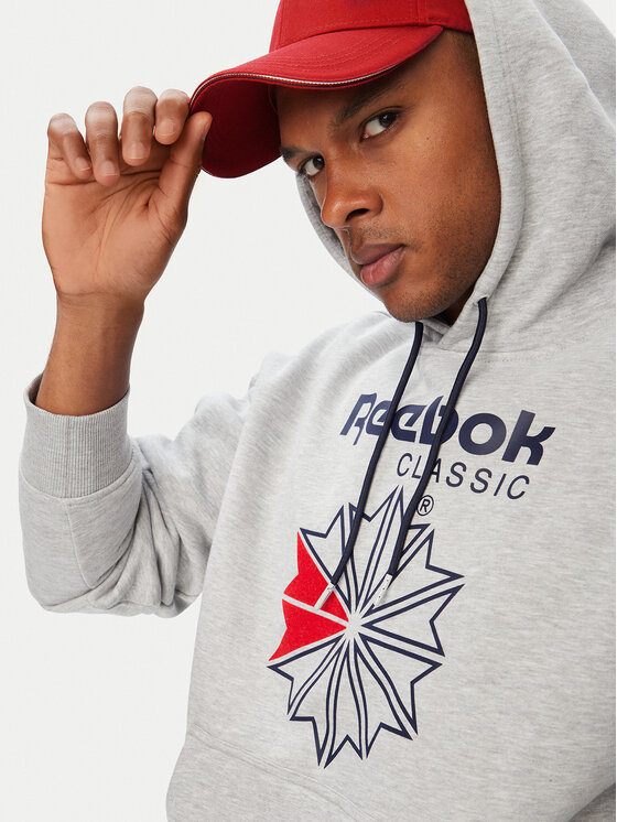 Reebok Reebok Pulóver Hainrich RK25734CCM Világosszürke Regular Fit