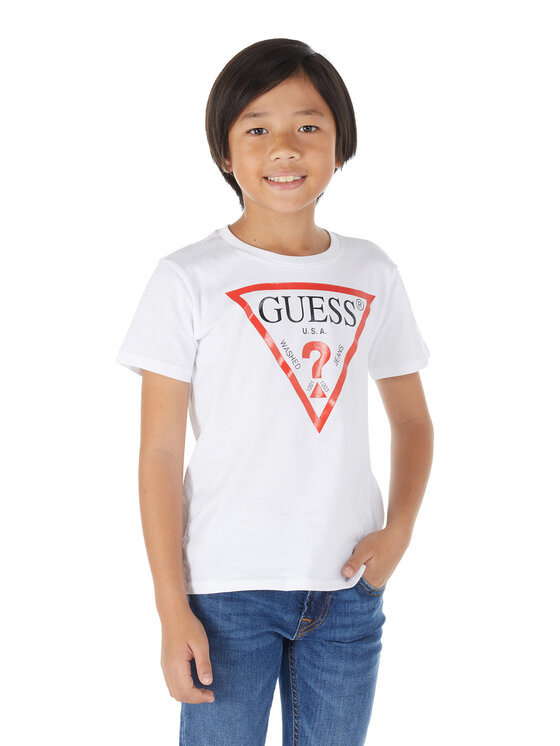 Guess Guess T-shirt L73I55 K8HM0 Bijela Regular Fit
