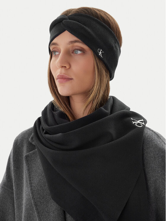 Calvin Klein Лента за глава Calvin Klein Fine LV04F8019G Черен