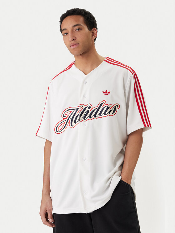 adidas adidas Camiseta Summer League Varsity Baseball KD6563 Blanco Oversize