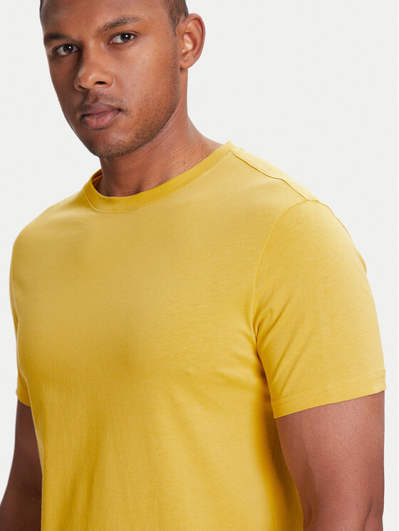 United Colors Of Benetton United Colors Of Benetton T-shirt 3U53J1F15 Giallo Regular Fit