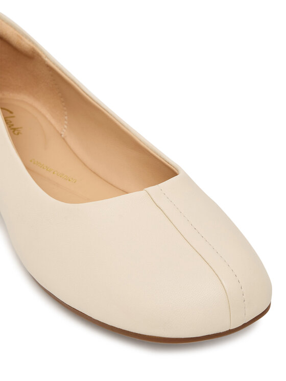 Clarks Балетки Clarks Livia Lily 26186640 Écru