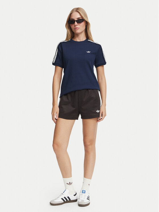 adidas adidas T-shirt Lace 3 Stripes LG4264 Tamnoplava Regular Fit