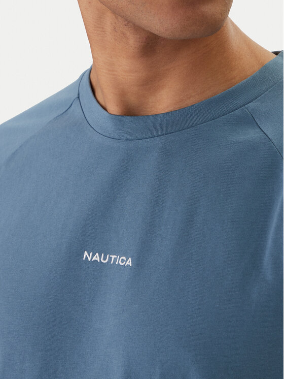 Nautica Nautica Camiseta NCC04498 Azul Regular Fit
