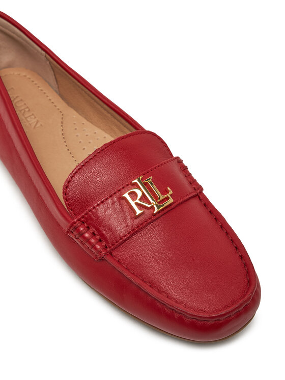 LAUREN RALPH LAUREN Mokasini LAUREN RALPH LAUREN Barnsbury 802852847021 Rdeča