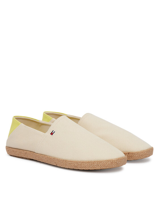 Tommy Hilfiger Espadrile Tommy Hilfiger Core Hilfiger Espadrille Textile FM0FM05792 Bež