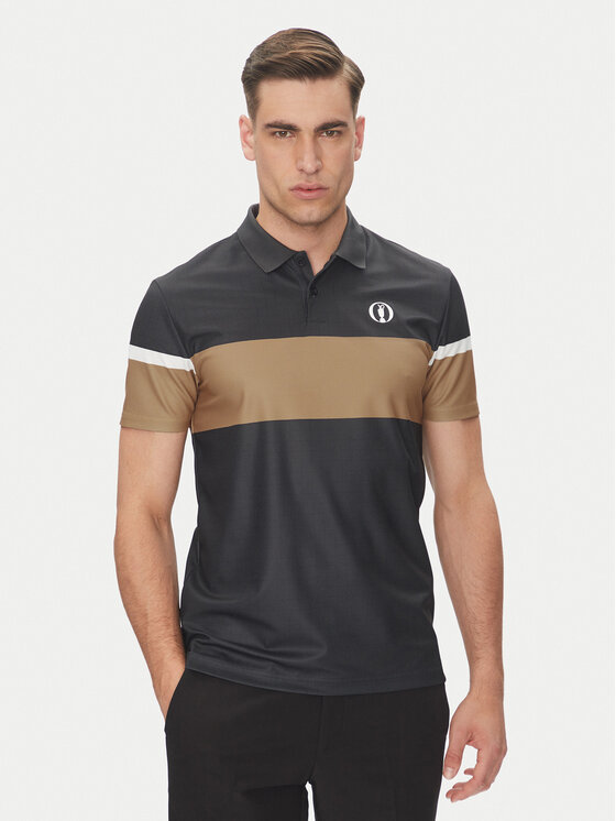 BOSS BOSS Поло Paddy The Open 25 50548813 Чорний Regular Fit
