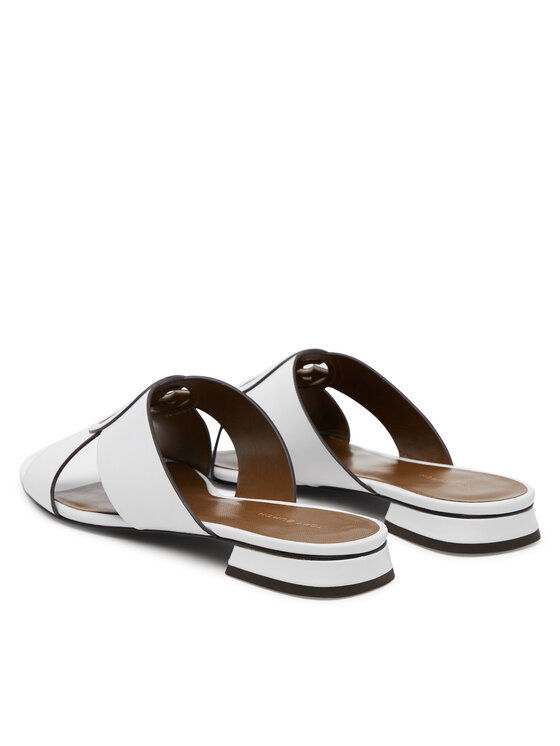Tory Burch Şlapi Tory Burch Miller 163039 Alb