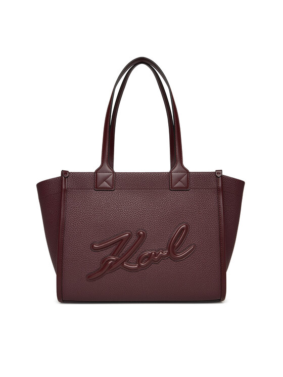 KARL LAGERFELD Kabelka KARL LAGERFELD A4W30258 Bordó