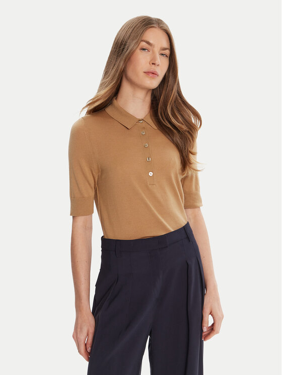 BOSS BOSS Поло Fidenka 50545015 Бежевий Regular Fit
