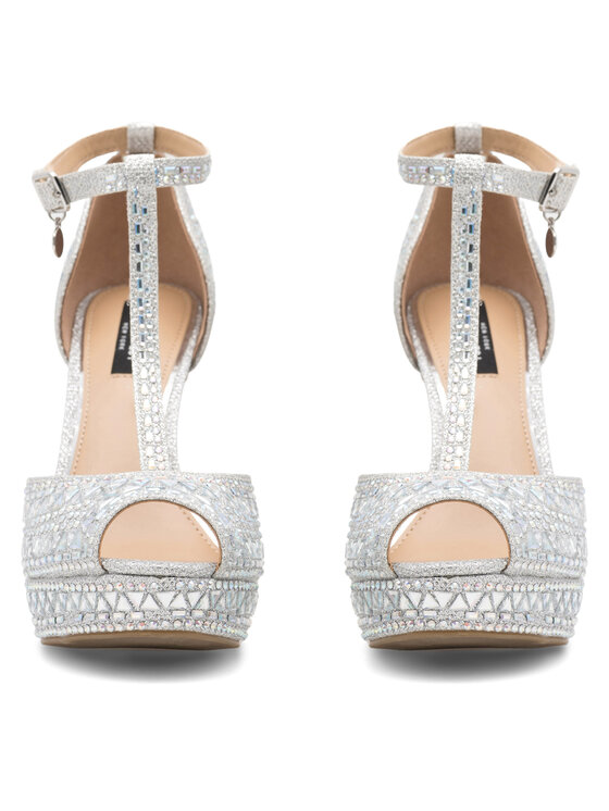 Nine West Sandale Nine West NISA SY015-1NW Argintiu