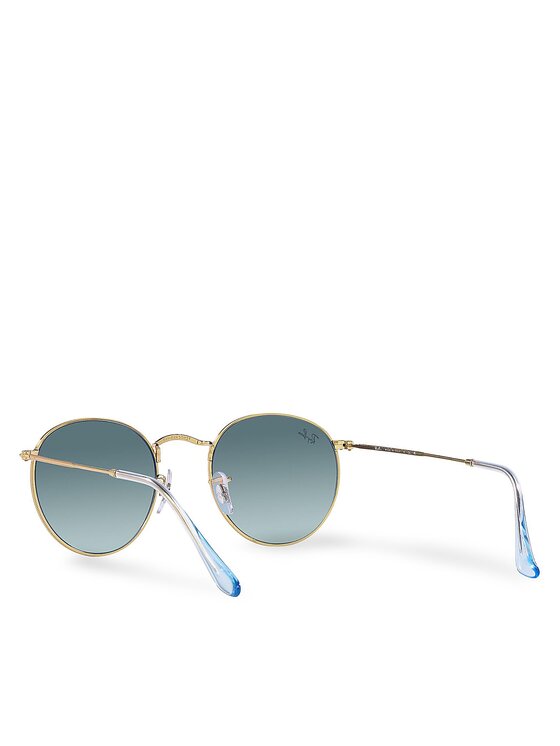 Ray-Ban Okulary przeciwsłoneczne Ray-Ban Round Metal 0RB3447 001/3M Złoty