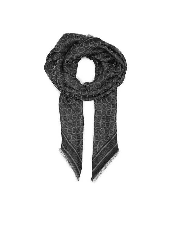 Calvin Klein Naglavna ruta Calvin Klein Monogram K60K608779 Črna