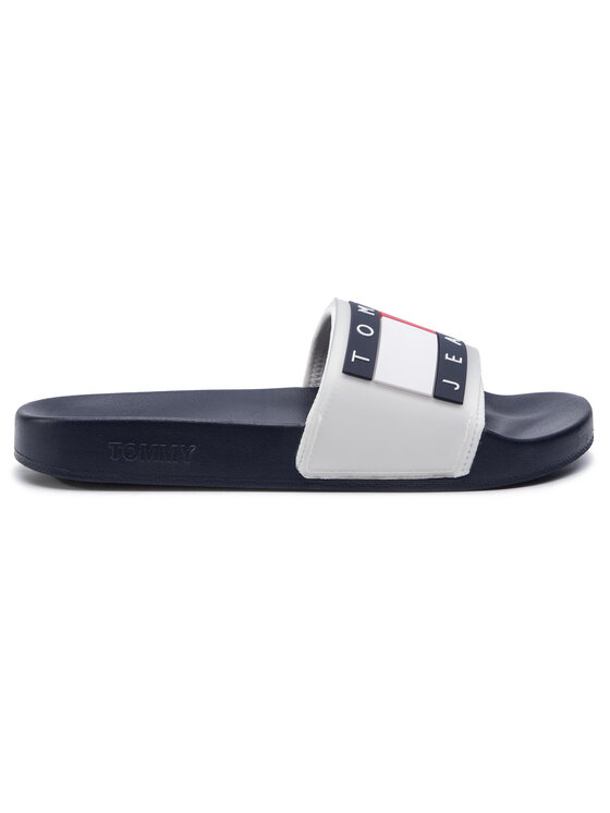 Tommy Jeans Šľapky Tommy Jeans Translucent Flag Pool SLide EM0EM00292 Biela