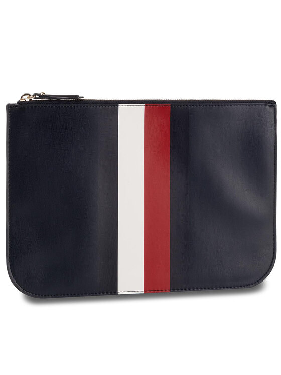 Tommy Hilfiger Ročna torba Tommy Hilfiger Charming Tommy Med Work Bag AW0AW07313 Mornarsko modra