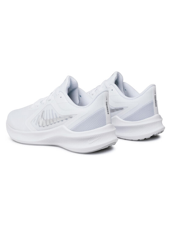 Nike Tekaški čevlji Nike Downshifter 10 CI9984 100 Bela