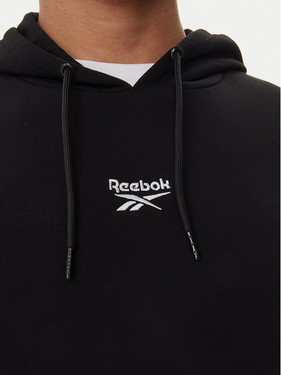 Reebok Reebok Majica dugih rukava Babb RK25550CCM Crna Regular Fit