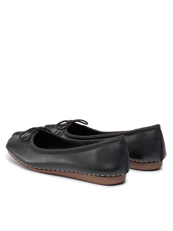Clarks Балетки Clarks Freckle Ice 203529294 Чорний