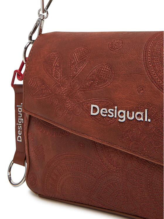 Desigual Ročna torba Desigual Dejavu Phuket 25SAXP53 Rjava