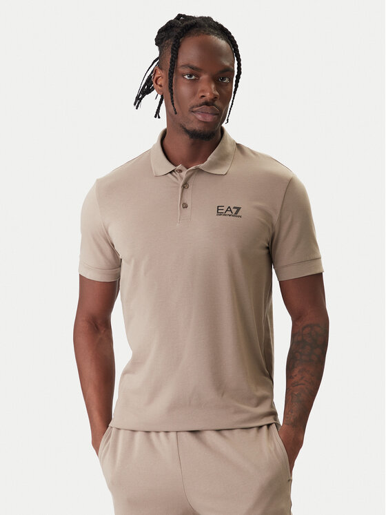 EA7 Emporio Armani EA7 Emporio Armani Polo 8NPF14 PJVQZ U6167 Beis Regular Fit