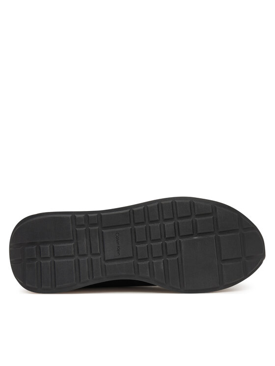 Calvin Klein Laisvalaikio batai Calvin Klein Retro Runner Sock Panl Lth Neo HW0HW03118 Juoda