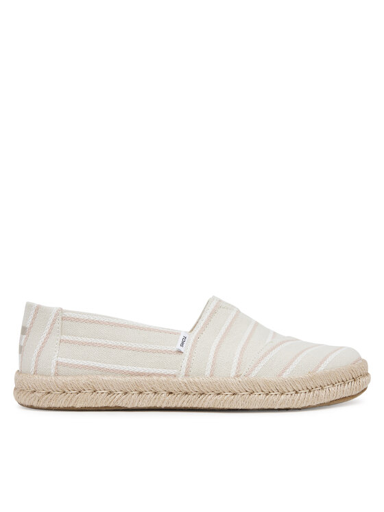 Toms Espadrilky Toms Natural Woven Stripes 10021816 Béžová
