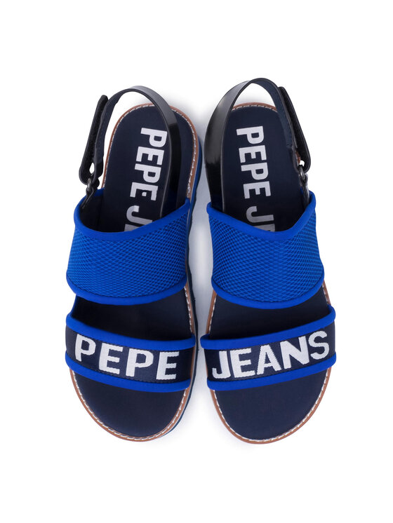 Pepe Jeans Босоніжки Pepe Jeans Ella Nari PLS90451 Голубий