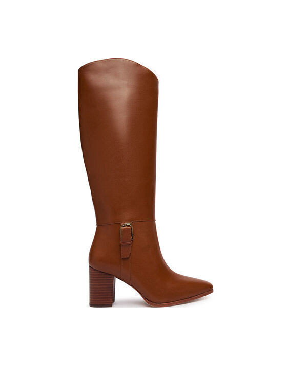 LAUREN RALPH LAUREN Čižmy LAUREN RALPH LAUREN Rlyn Bk T Hl Bo Tal 802P15660001 Hnedá