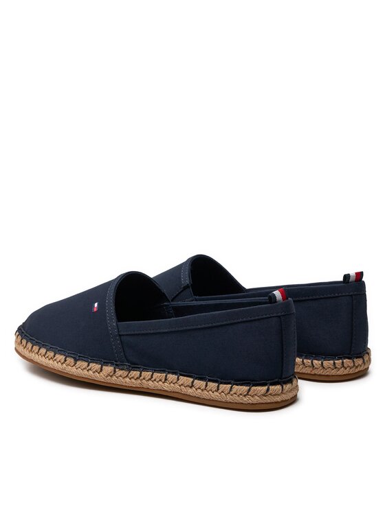 Tommy Hilfiger Alpargatas Tommy Hilfiger Basic Tommy Flat Espadrille FW0FW06497 Azul marino