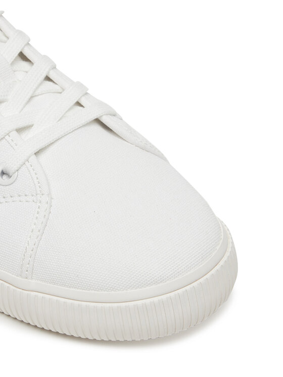 Calvin Klein Jeans Teniși Calvin Klein Jeans Ess Vulc Low Mg Canvas YM0YM01209 Alb